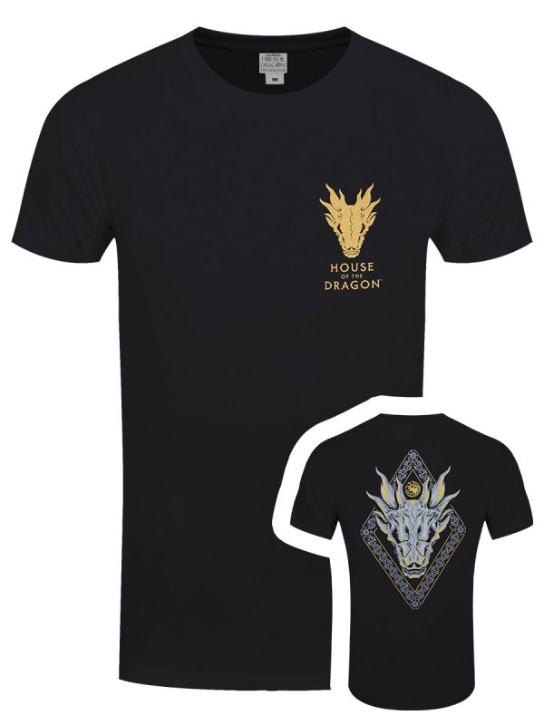 House Of The Dragon Emblem Men’s Black T-Shirt