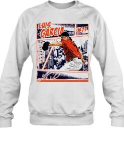 Houston Baseball Luis Garcia #77 comic signature shirt 3 Houston Baseball Luis Garcia 77 comic signature shirt 4