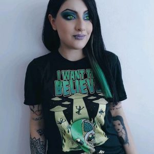 I Want To Believe Alien T Shirt 1