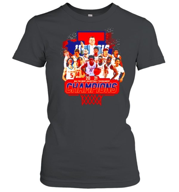 Illinois Fighting Illini 2021 Big Ten men’s basketball tournament champions shirt