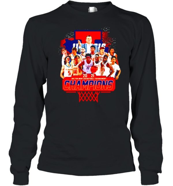 Illinois Fighting Illini 2021 Big Ten men’s basketball tournament champions shirt