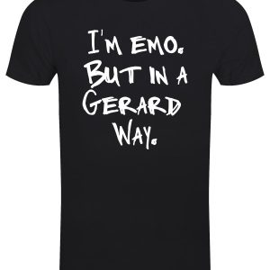 Im Emo But In A Gerard Way Mens Black T Shirt 1