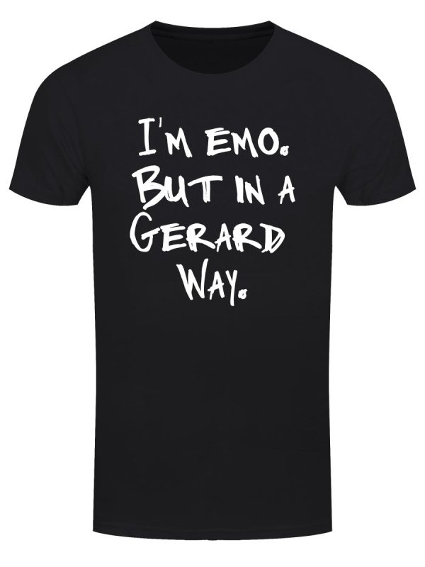 I’m Emo But In A Gerard Way Men’s Black T-Shirt