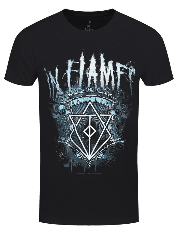 In Flames Battles Crest Men’s Black T-Shirt