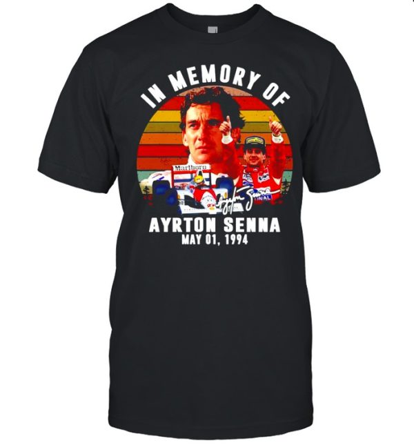 In memory of Ayrton Senna May 01 1994 shirt