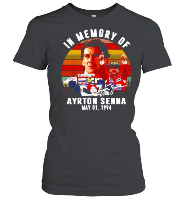 In memory of Ayrton Senna May 01 1994 shirt