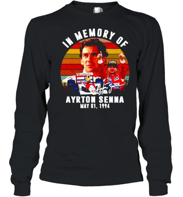 In memory of Ayrton Senna May 01 1994 shirt