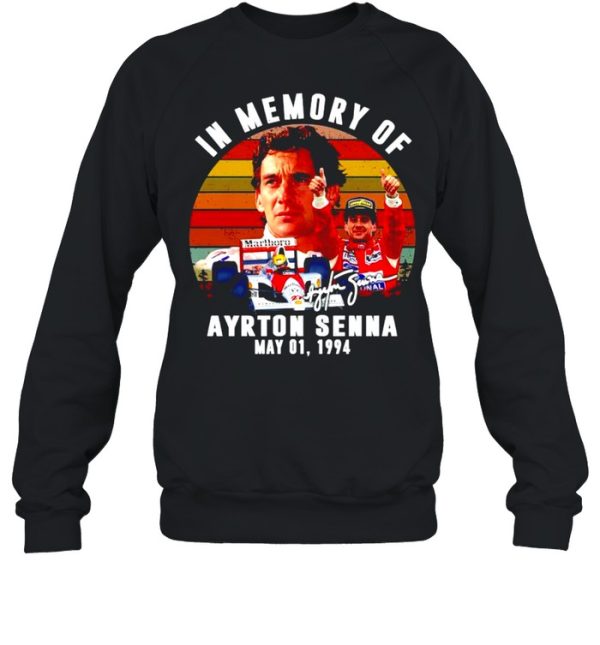 In memory of Ayrton Senna May 01 1994 shirt