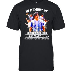 In memory of Diego Maradona November 25 2020 shirt