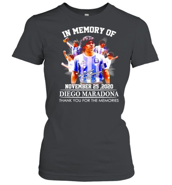 In memory of Diego Maradona November 25 2020 shirt