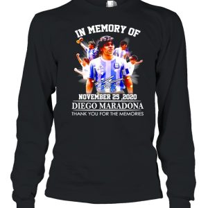 In memory of Diego Maradona November 25 2020 shirt 3