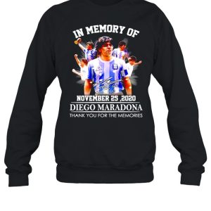 In memory of Diego Maradona November 25 2020 shirt 4