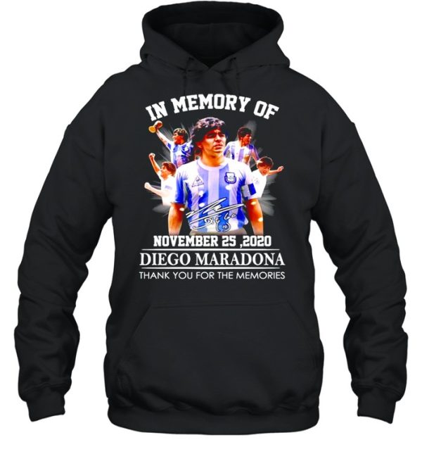 In memory of Diego Maradona November 25 2020 shirt