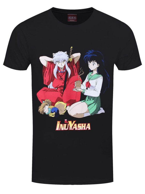 InuYasha – InuYasha, Kagome & Shippo Men’s Black T-Shirt