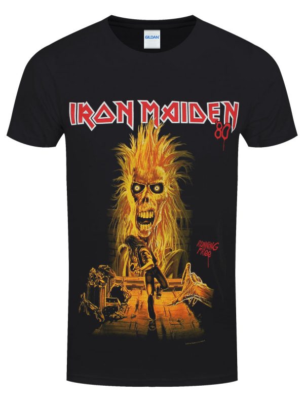 Iron Maiden Debut Album 40th Anniversary Men’s Black T-Shirt