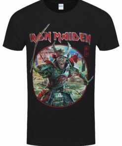 Iron Maiden Eddie Warrior Mens Black T Shirt 1