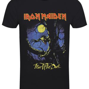 Iron Maiden Fear of the Dark Moonlight Mens Black T Shirt 1