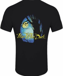 Iron Maiden Fear of the Dark Oval Eddie Moon Men's Black T-Shirt 1 Iron Maiden Fear of the Dark Oval Eddie Moon Mens Black T Shirt 2