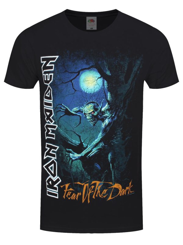 Iron Maiden Fear of the Dark Tree Sprite Men’s Black T-Shirt