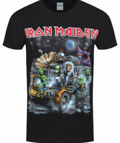 Iron Maiden Knebworth Moonbuggy Mens Black T Shirt 1