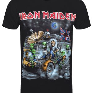 Iron Maiden Knebworth Moonbuggy Men’s Black T-Shirt