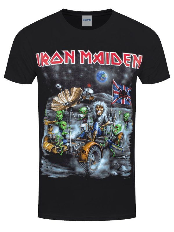 Iron Maiden Knebworth Moonbuggy Men’s Black T-Shirt