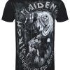 Iron Maiden NOTB Grey Tone Men’s Black T-Shirt