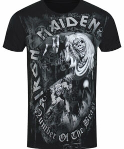 Iron Maiden NOTB Grey Tone Mens Black T Shirt 1