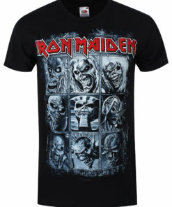 Iron Maiden Nine Eddies Mens Black T Shirt 1
