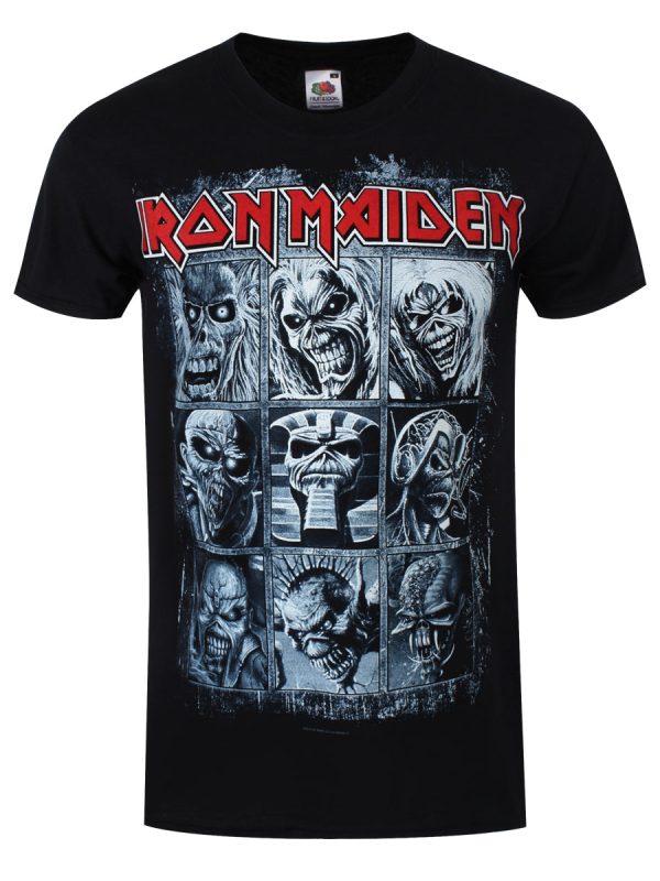 Iron Maiden Nine Eddies Men’s Black T-Shirt