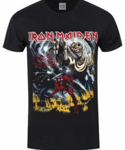 Iron Maiden Number Of The Beast Mens Black T Shirt 1