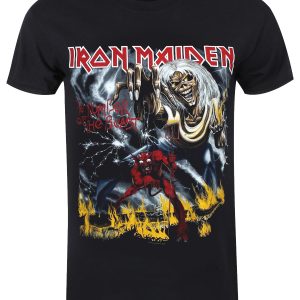 Iron Maiden Number Of The Beast Men’s Black T-Shirt