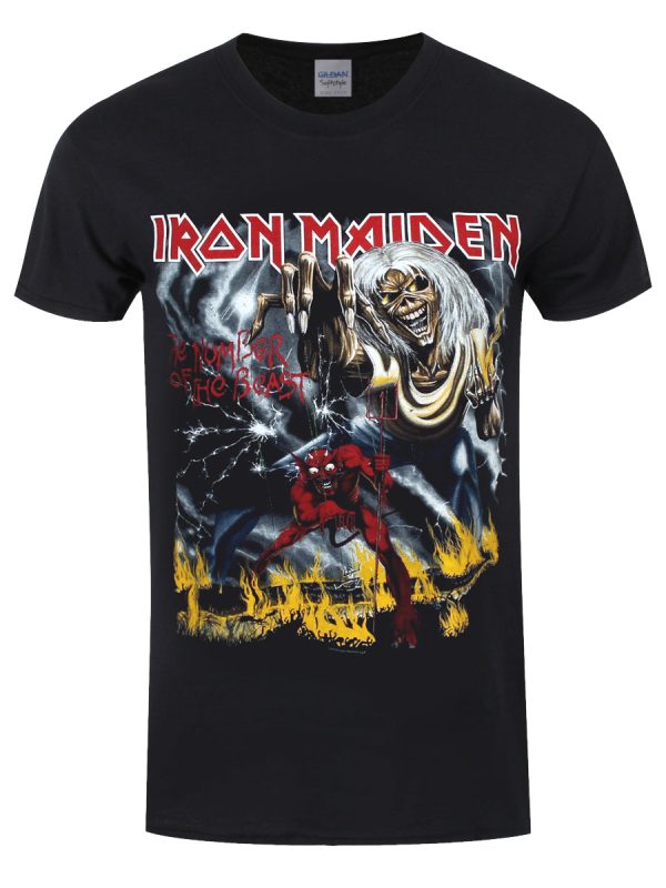 Iron Maiden Number Of The Beast Men’s Black T-Shirt