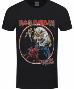 Iron Maiden Number Of The Beast Vintage Mens Black T Shirt 1