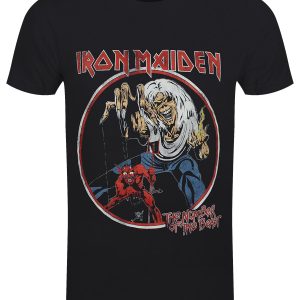 Iron Maiden Number Of The Beast Vintage Men’s Black T-Shirt