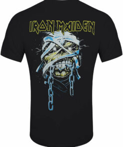 Iron Maiden Powerslave Head Logo Mens Black T Shirt 2