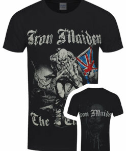Iron Maiden Sketched Trooper Mens Black T Shirt 1