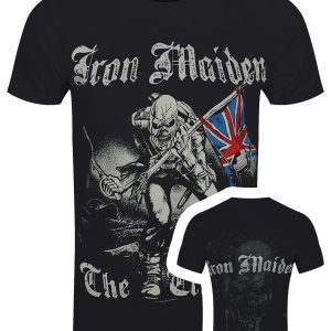 Iron Maiden Sketched Trooper Men’s Black T-Shirt