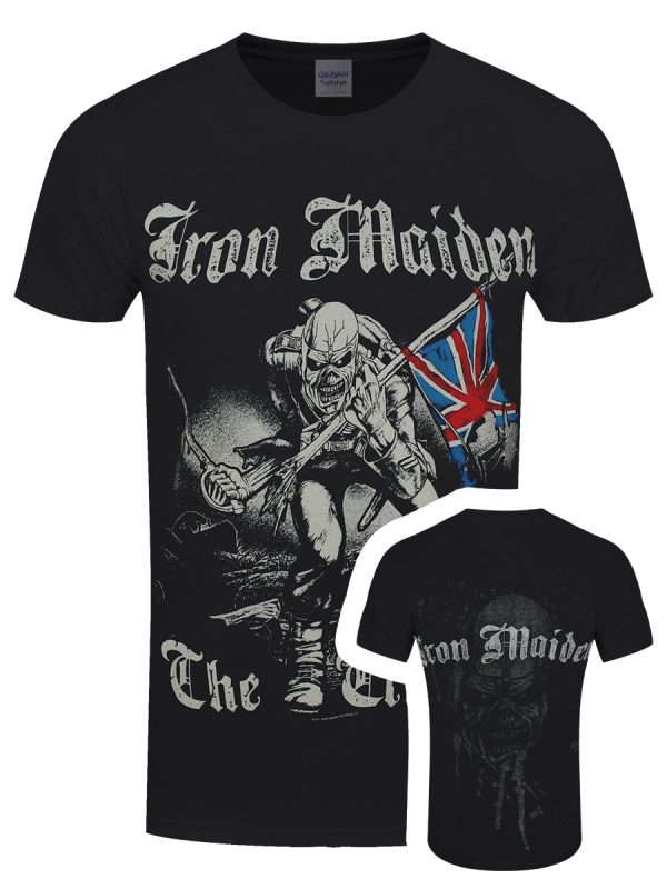 Iron Maiden Sketched Trooper Men’s Black T-Shirt