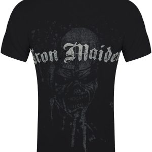 Iron Maiden Sketched Trooper Men’s Black T-Shirt