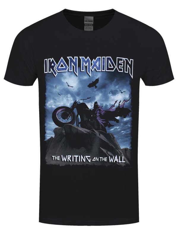 Iron Maiden The Writing On The Wall Men’s Black T-Shirt