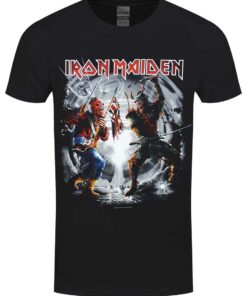 Iron Maiden Trooper Mens Black T Shirt 1
