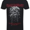 Iron Maiden World Slavery 1984 Tour Men’s Black T-Shirt