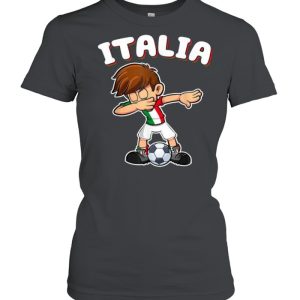 Italia Dabbing Football Soccer Boy Italy T-Shirt