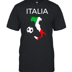 Italy Soccer Italian Italia Forza Azzurri T-Shirt