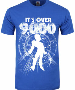 Its Over 9000 Mens Blue T Shirt 1