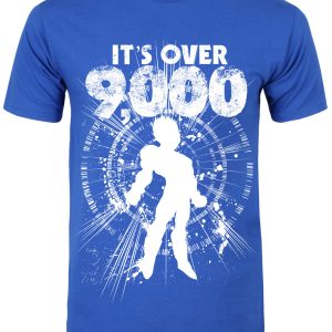 Its Over 9000 Mens Blue T Shirt 1