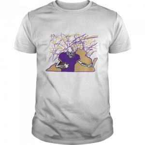 JMU football skeleton shirt