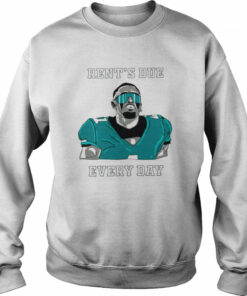 Jalen Hurts Rent's Due Every Day shirt 4