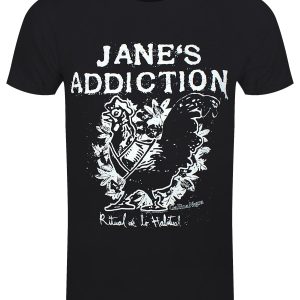 Janes Addiction Rooster Mens Black T Shirt 1